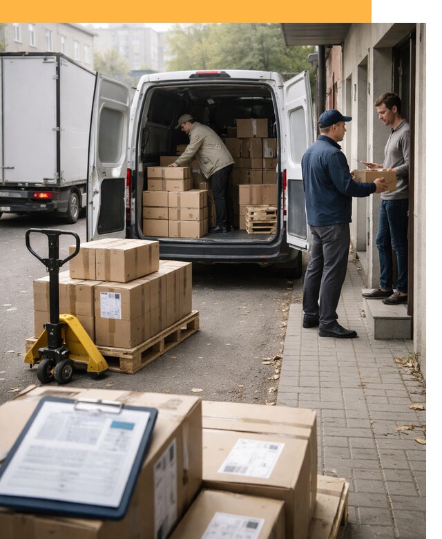 Доставка грузов от двери до двери с таможней от 46071 руб.