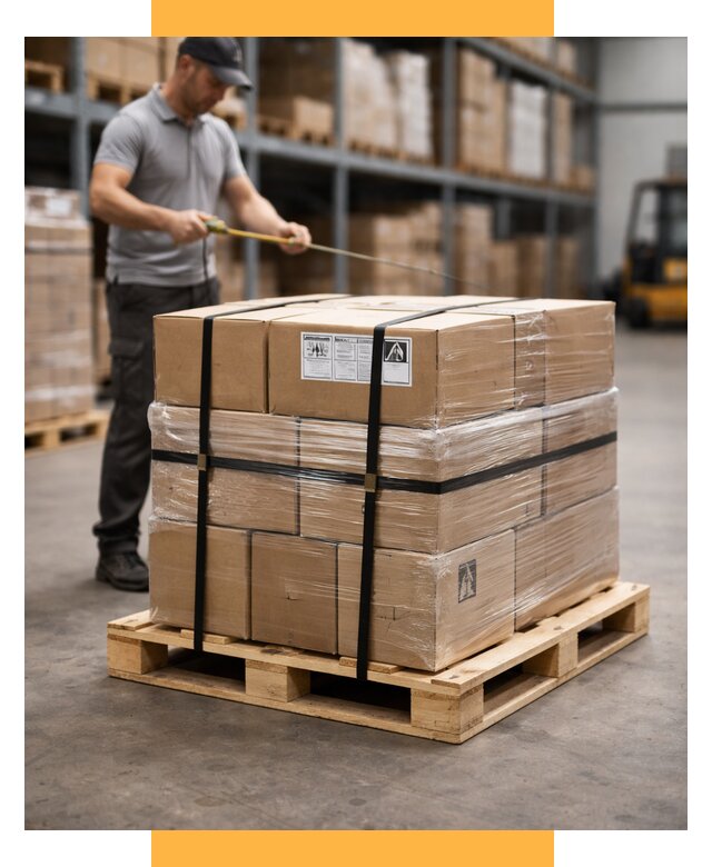 Упаковка и паллетирование грузов от 3583 р. | СетСервис-Снс
