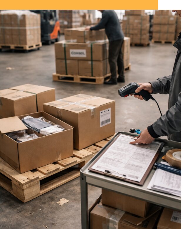 Сборные грузы из Китая: доставка, склад и таможня от 18428