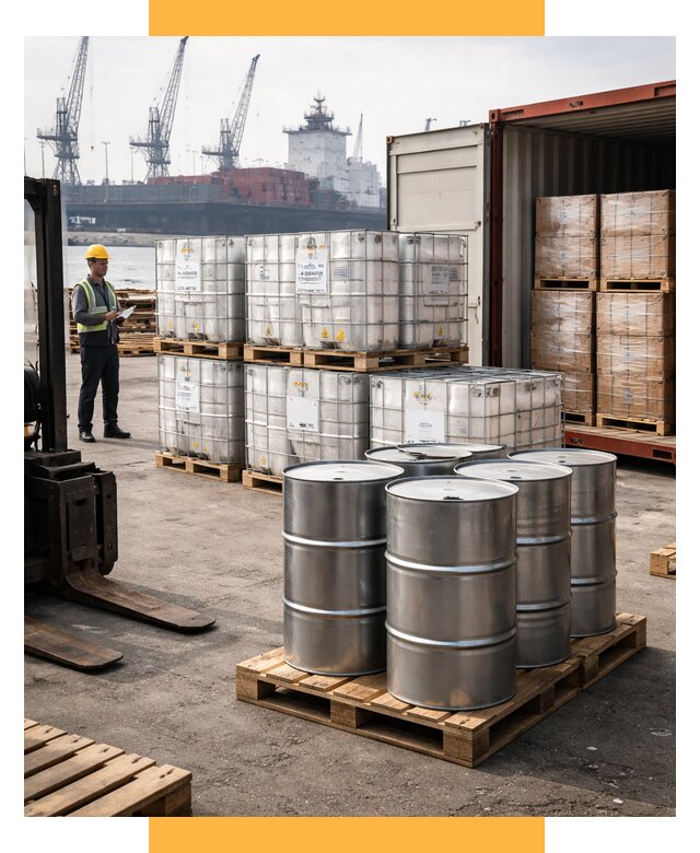 Доставка химического сырья из Индии от 255950 р. | СетСервис-Снс