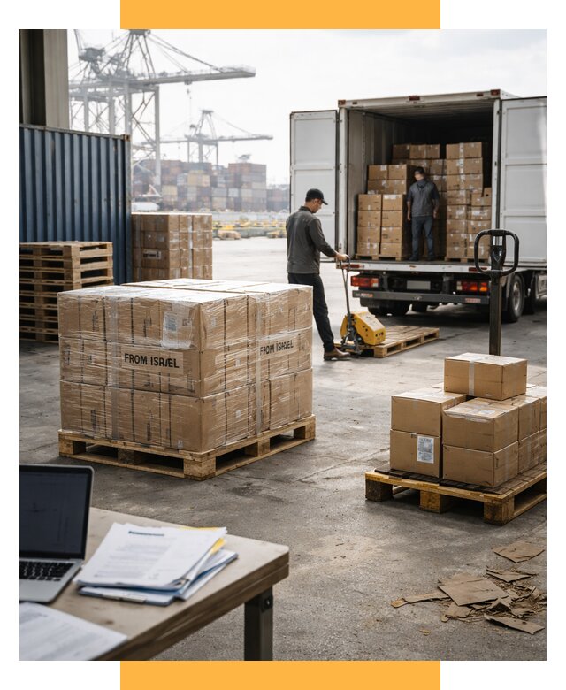 Доставка грузов из Израиля от 15357 р., логистика от СетСервис-Снс