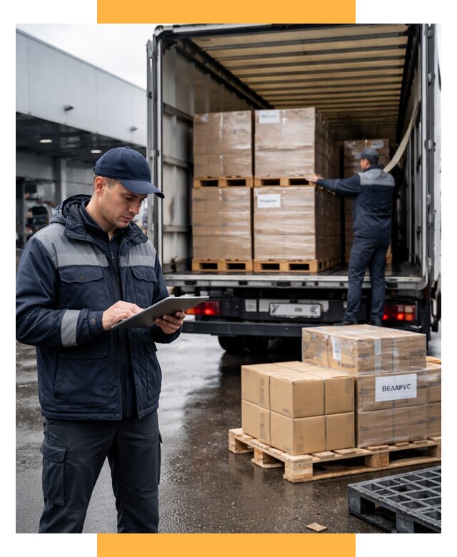 Доставка грузов из Беларуси от 15357 р. логистика СетСервис-Снс