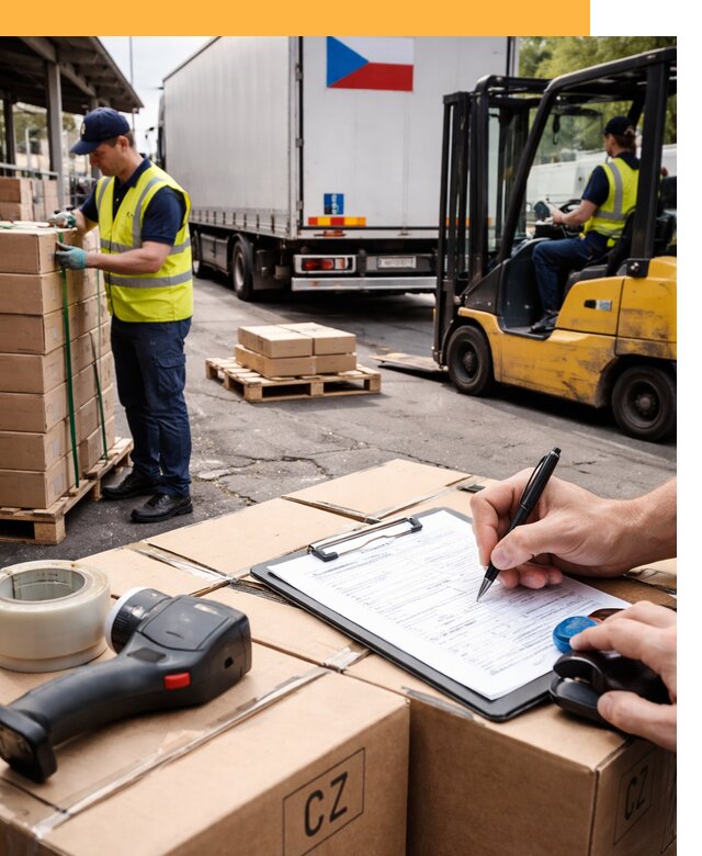 Доставка грузов в Чехию от 35833 руб, международные перевозки