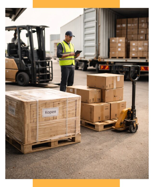 Доставка грузов в Корею из России от 35833 р. | СетСервис-Снс