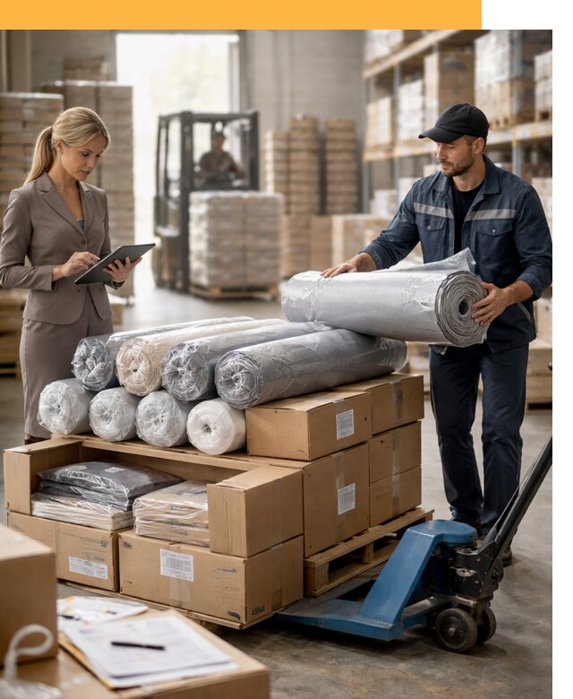 Перевозка текстиля по миру от 15357 руб. с таможней и страхованием