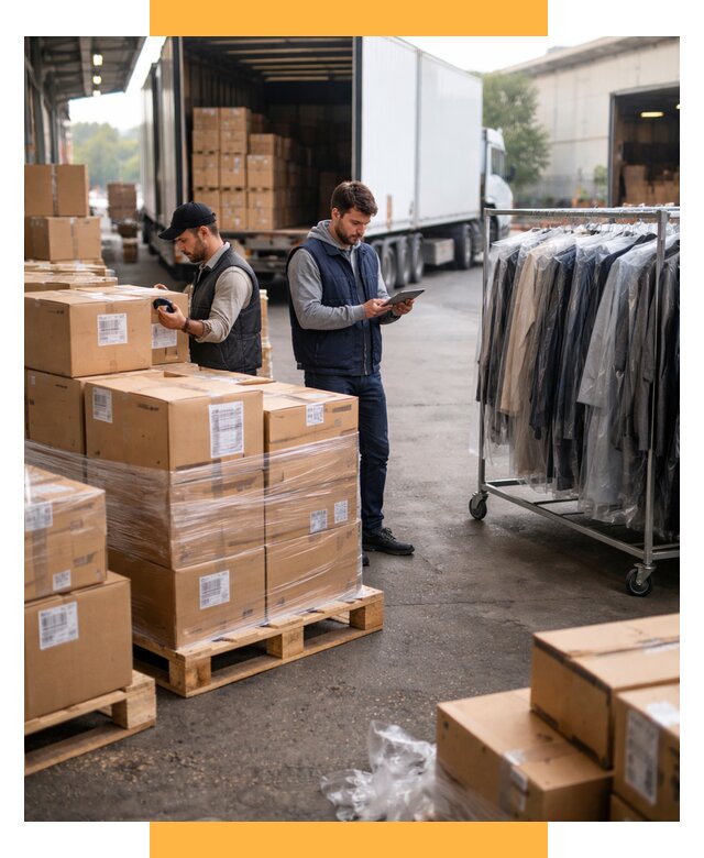 Перевозка и доставка одежды из Китая от 7679 р., СетСервис-Снс