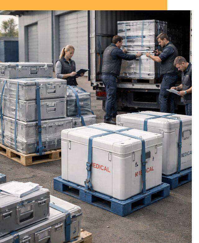 Перевозка медицинского оборудования по всему миру от 15357 руб