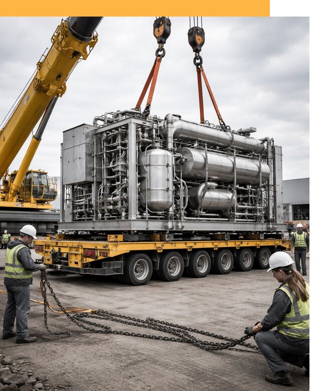 Перевозка тяжеловесных грузов по миру от 153570 руб