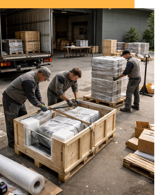 Перевозка выставочных грузов по миру от 25595 руб за м2 с таможней