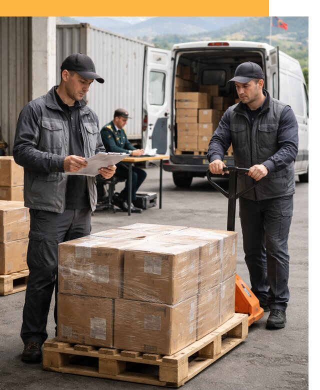 Доставка грузов через Армению, быстрая таможенная очистка от 25595