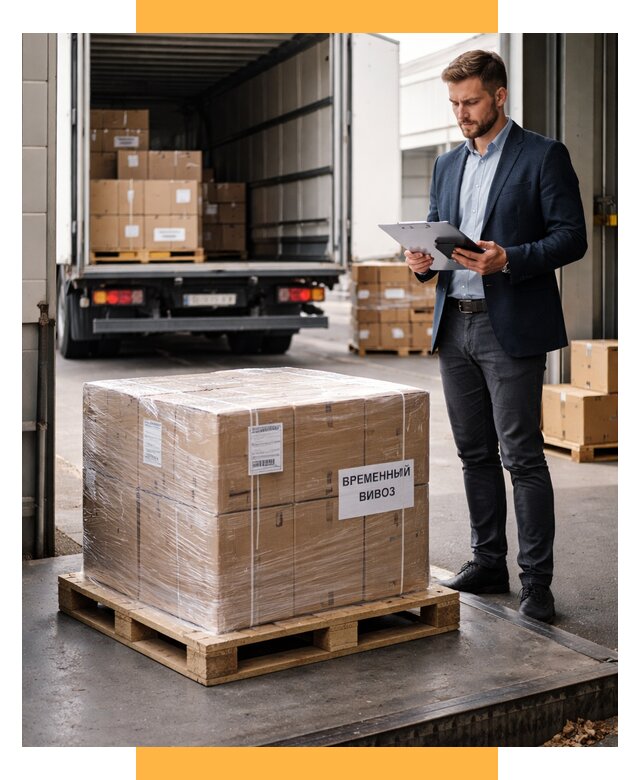 Временный вывоз товаров под ключ от 8190 р. | СетСервис-Снс