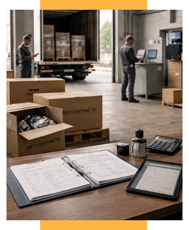 Таможенное оформление автозапчастей под ключ от 8702 р., СетСервис-Снс