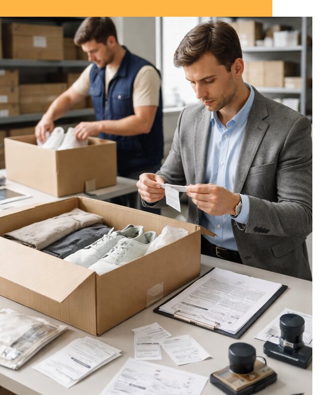 Таможенное оформление одежды и обуви по выгодной цене от 6655 руб