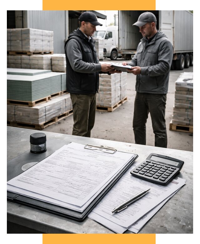 Таможенное оформление стройматериалов от 8702 р. | СетСервис-Снс