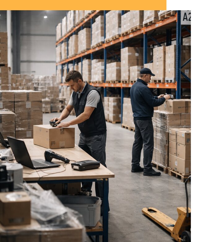 Склад консолидации в Европе: хранение, сортировка от 6655